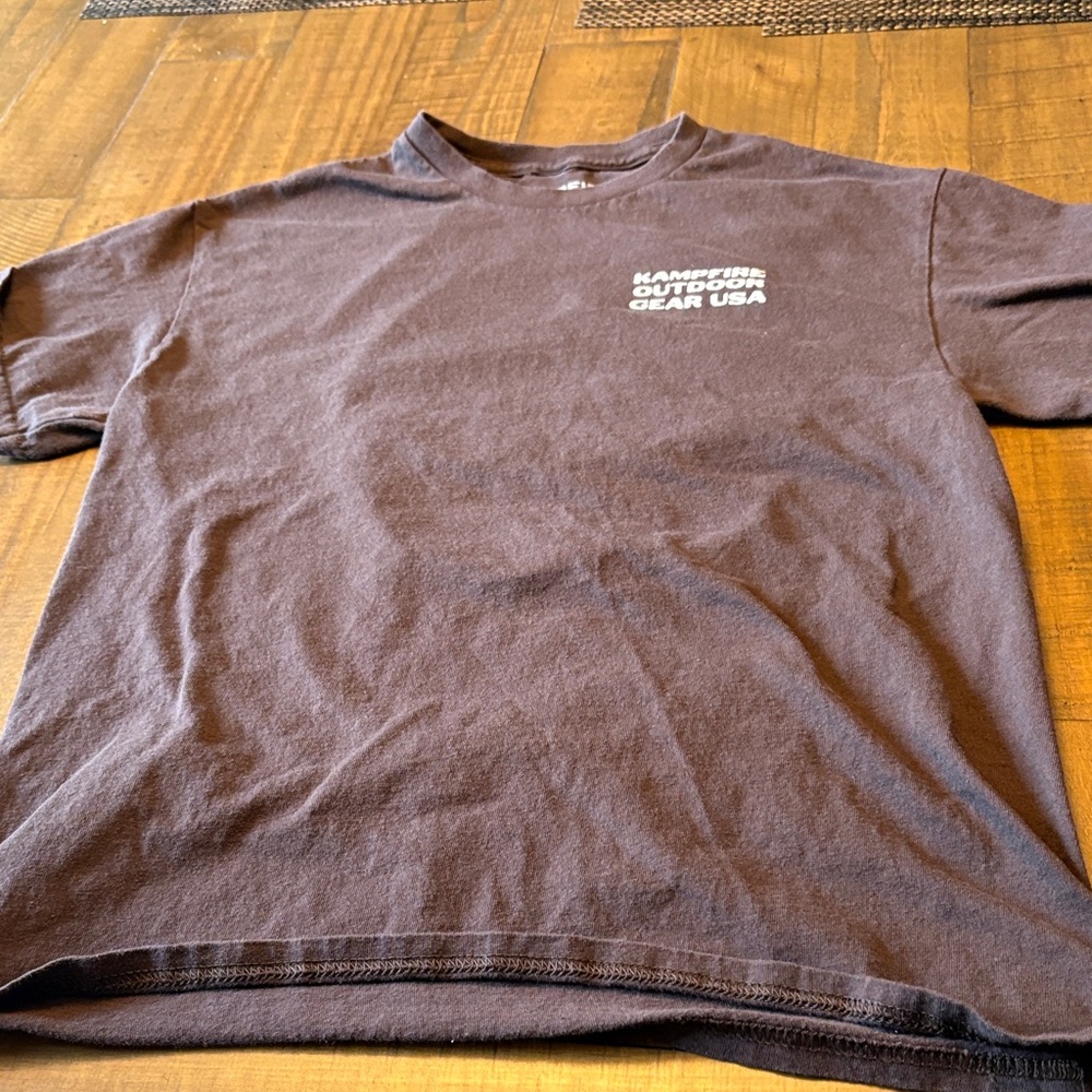 Men’s Medium Short Sleeve Brown T-Shirt